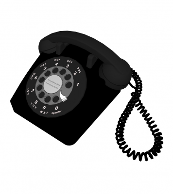 Retro telephone Sketchup model 