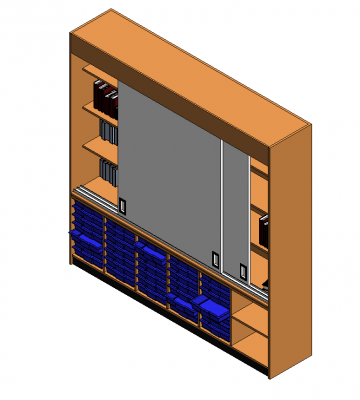 Schiebewandschrank Revit Familie