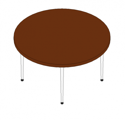 Coffee shop table Revit model 