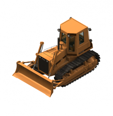 3DS Max Bulldozer model
