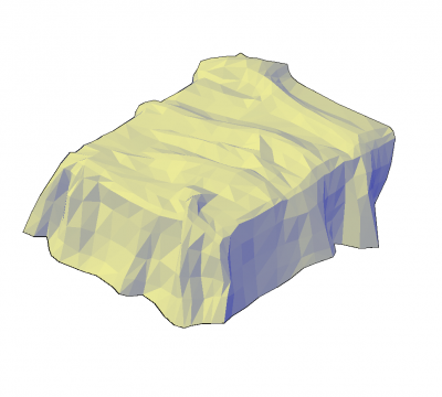 Modello Duvet 3D DWG