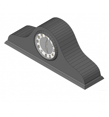 Mantel clock Revit model 