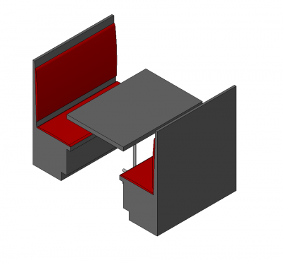 Café-Sitzplatz-Sitz Revit-Familie