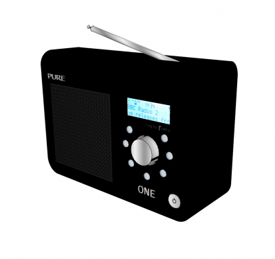 DAB radio Sketchup model 