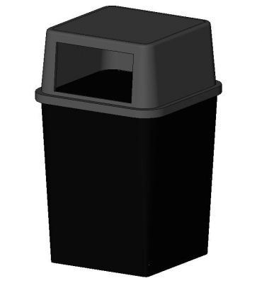 Trash Can Revit Family 4
