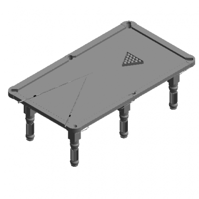 Pool table revit family