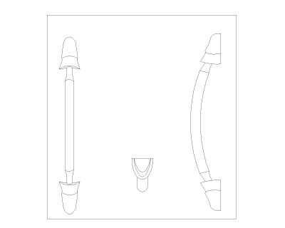 Free “AutoCAD file with multiple units for Bathroom Accessories 10”