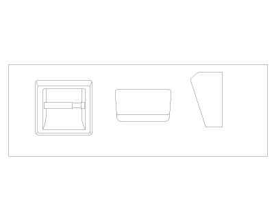 Free “AutoCAD file with multiple units for Bathroom Accessories 11" 