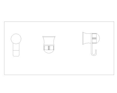 Free “AutoCAD file with multiple units for Bathroom Accessories 05”