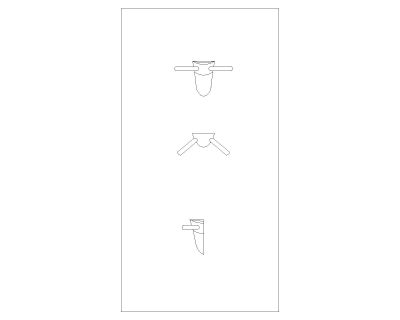Free “AutoCAD file with multiple units for Bathroom Accessories 09”