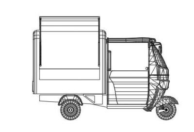Rickshaw cart.dwg drawing