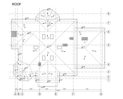 Free AutoCAD 2D Drawings for Castle Design Architectural Floor Plan - 6