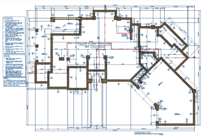 CMU Building Details an Architecture Best Design_Foundation Plan .dwg