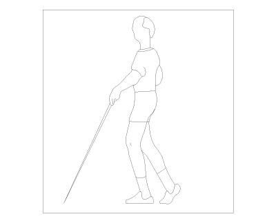 Free AutoCAD 2D Editable Drawings for Disabled People Signs_4