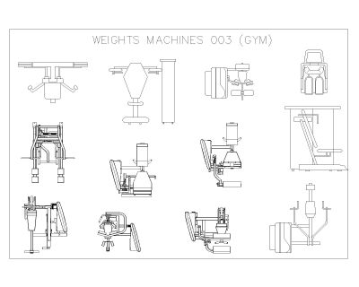 Free AutoCAD Drawing of Fitness Electronics Machine – 13