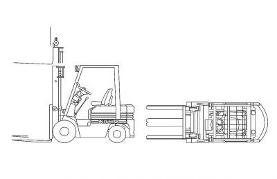 叉车Autocad_2D