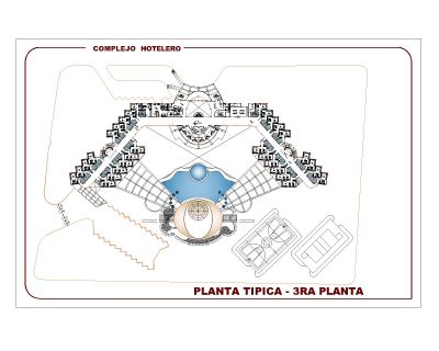 Grand Hotel of Peru Landscape Plan (3) CAD Block – DWG AutoCAD Editable Drawing (Free Download)