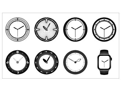 Hand Watch Dial Design CAD Block – DWG AutoCAD Editable Drawing (Free Download)