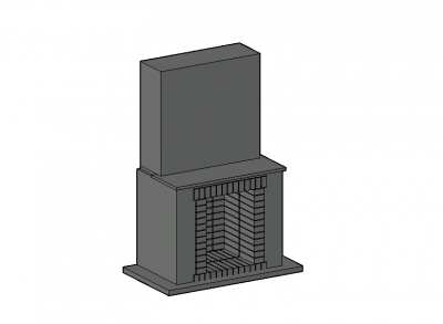 Ingle with a moderate look 3d model .dwg format