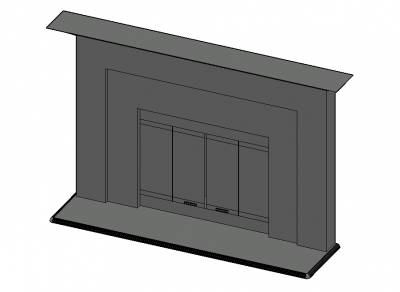 Modern large scaled Ingle 3d model .dwg format