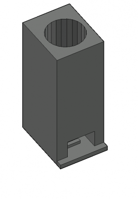 Ingle with a moderate look 3d model .dwg format