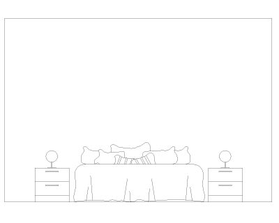 Free AutoCAD Drawing of Kitchen Interior Sectional Views with Fixtures - 3
