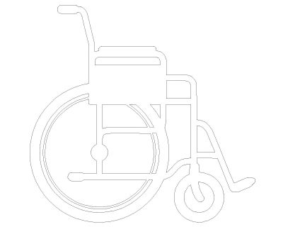 Manual Wheelchair Side View-Model Architectural Drawing. CAD block in DWG format free download.