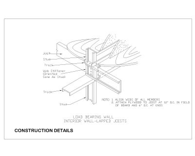Free AutoCAD Isometric Drawings for Metal Roof Girder System Construction Details - 57