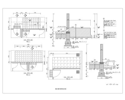 Free AutoCAD Drawing of American Standard High Rise Building Footings 