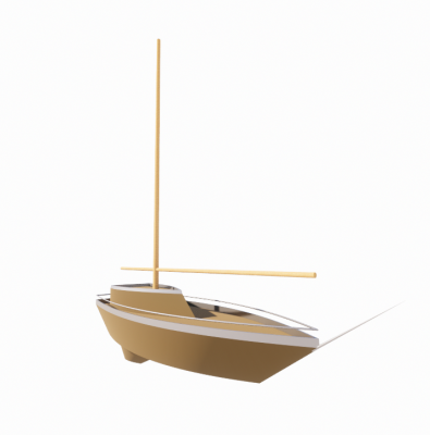 Sailing boat revit family