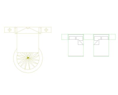 Free AutoCAD 2D Editable Drawings for Stylish Bed Plan - 7