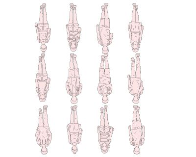 Free AutoCAD Isometric Editable Drawings for Teenagers Summer Walking Front View
