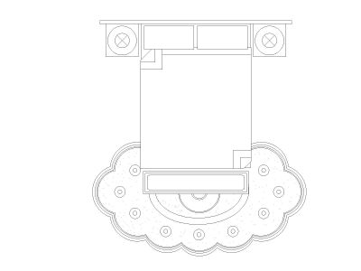 Free AutoCAD 2D Editable Drawings for US Bed Design Top View (Plan with accurate sizes)-9