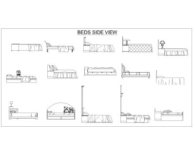 Free “Wooden Beds Symbol for AutoCAD (2)”