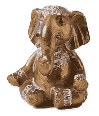 yoga elephant dwg drawing