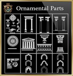 ★ 【Partes ornamentales de edificios 2】 ★