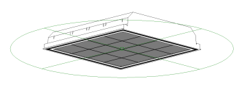 Ceiling Recessed Opal Diffuser 600x600 revit family
