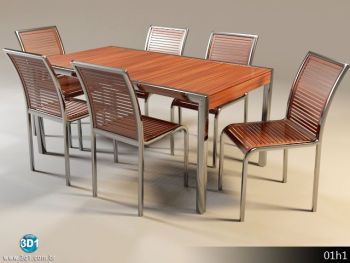 Furniture Table Chairs 71 (Max 2009)