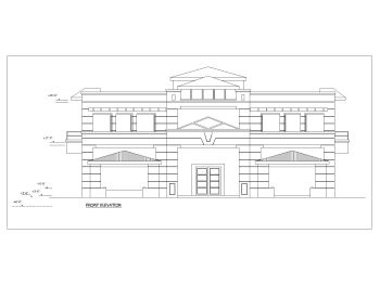 10BHK House Design with Swimming Pool Elevation.dwg_2