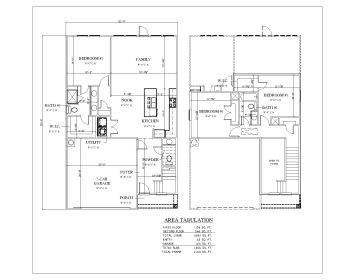 2 & 3 Bed House with Lounge & 2 Car Garage Design Plan .dwg_2