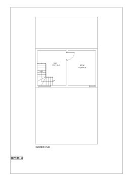 2BHK Duplex House Design Basement Plan .dwg_3