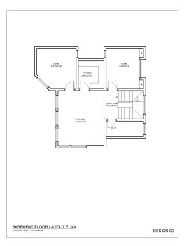 2BHK Villa House Design .dwg Basement Plan_2