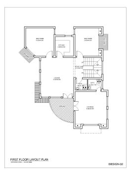 2BHK Villa House Design .dwg Ground Floor Plan_2