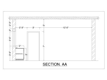 2nd Floor Kitchen Design Section .dwg_AA