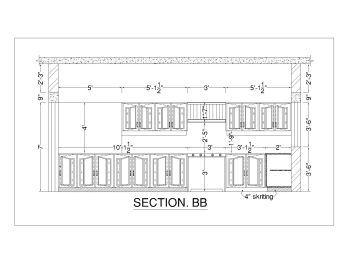 2nd Floor Kitchen Design Section .dwg_BB