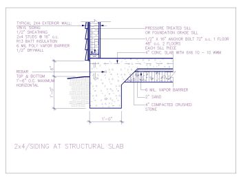 2x4 siding at Structural Slab .dwg