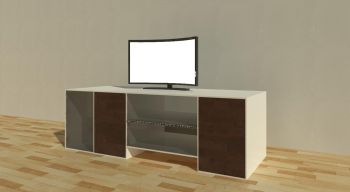 32 Inches Curve TV Revit Family