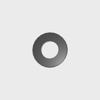 AutoCAD download 33mm Dia Circular Nut DWG Drawing