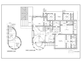 3BHK Design with Dining & Car porch First Floor Plan .dwg_2
