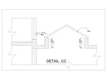 3BHK House Design with Garage & Lounge Typical Details .dwg_8